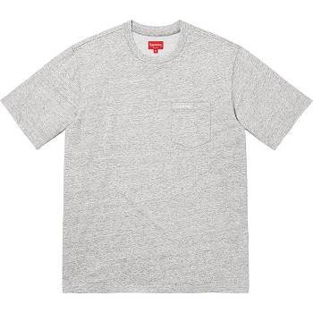 Supreme S/S Pocket Tee Truien Grijs | BE272MA