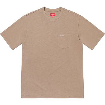 Supreme S/S Pocket Tee Truien Khaki | BE274WY