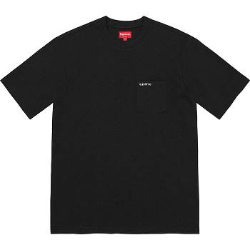 Supreme S/S Pocket Tee Truien Zwart | BE271NB