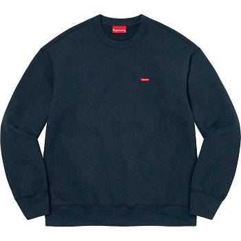 Supreme Small Box Crewneck Sweatshirts Donkerblauw | BE307OR