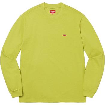 Supreme Small Box L/S Tee Truien Groen | BE245NB