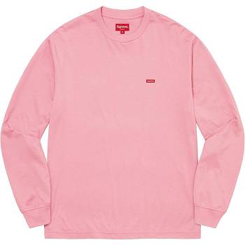 Supreme Small Box L/S Tee Truien Roze | BE247QZ