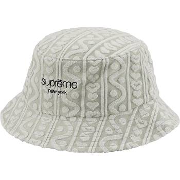 Supreme Terry Pattern Crusher Hoeden Grijs | BE451VD