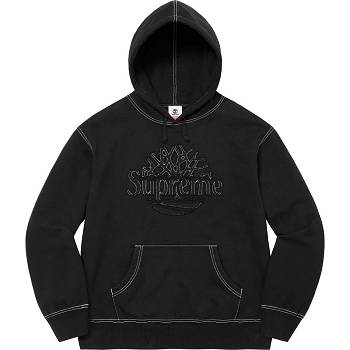 Supreme Timberland® Met Capuchon Sweatshirts Zwart | BE290KI