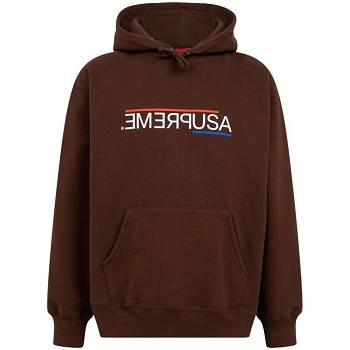 Supreme USA Hoodie Bruin | BE129DN