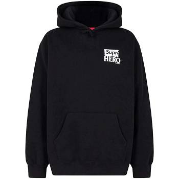 Supreme X Antihero Hoodie Zwart | BE132HK